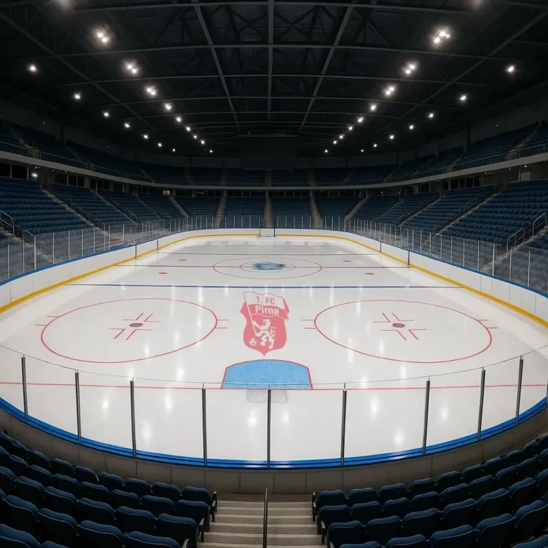 🔴⚪️ Ausbau des 1. FC Pirna - Eisarena und Eis-Laufbahn 🔴⚪️