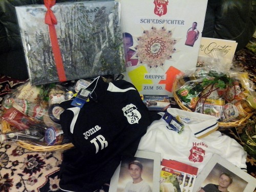 Und so fühlte ich mich gestern zu meinem 50. - DANKE!