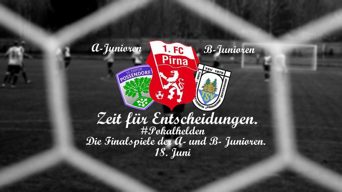 Am Sonntag stehen unsere B- und A-Junioren im Pokalfinale!