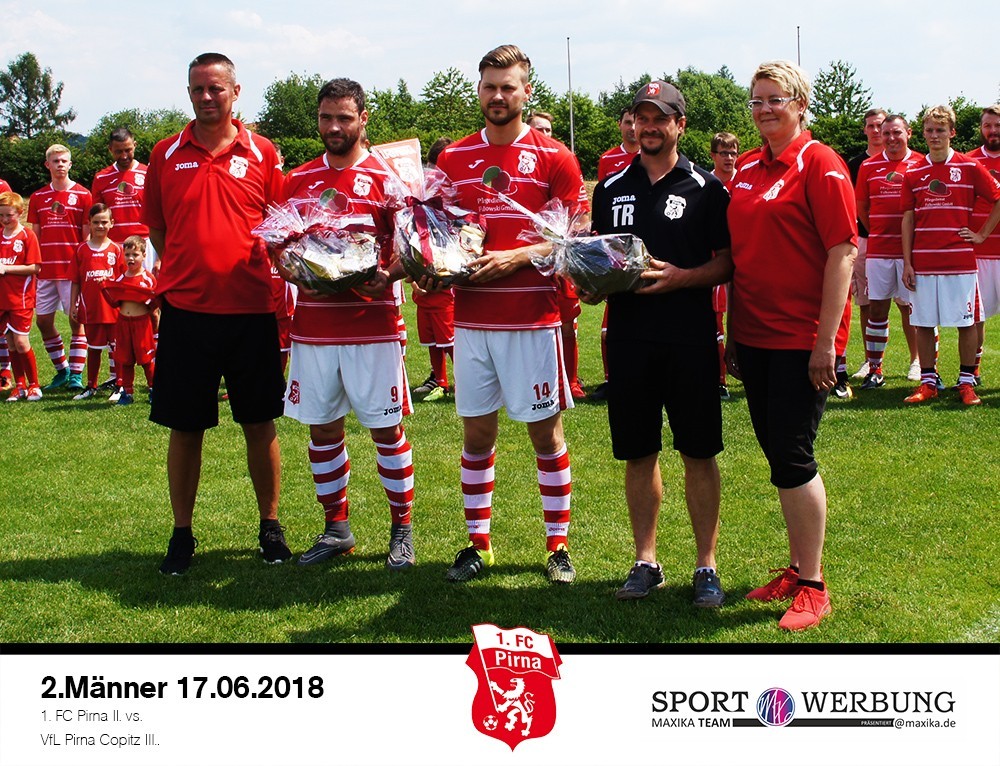 Verabschiedung von Daniel, Eric und Thomas...