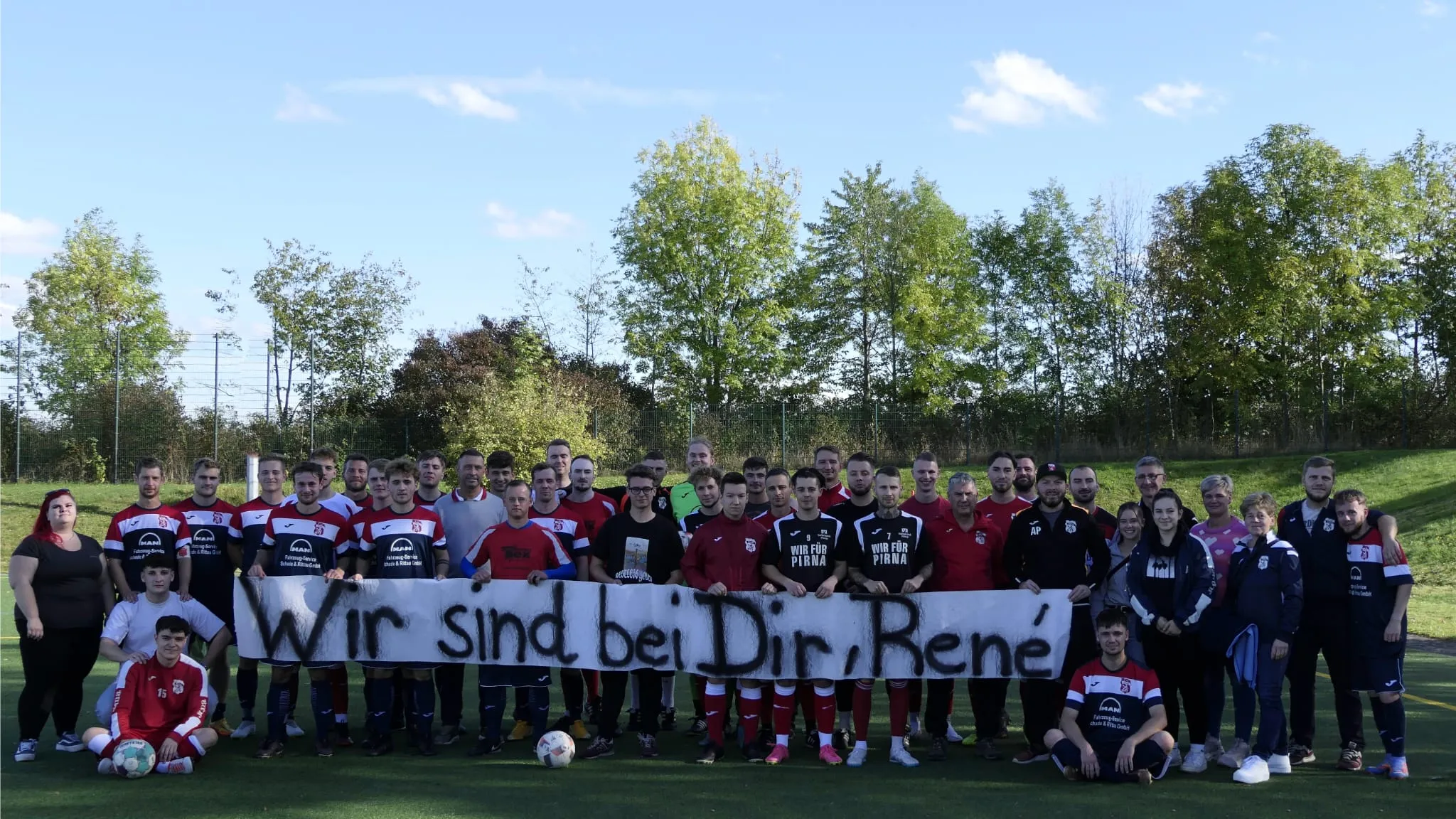 Wir sind bei dir, Renè...