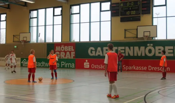 Frauen 1. Freundschaftsspiel in der Halle