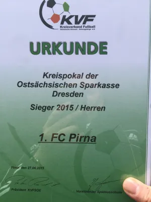 Kreispokalsieg 2014 / 2015