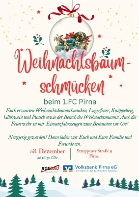 1. Weihnachtsbaumschmücken