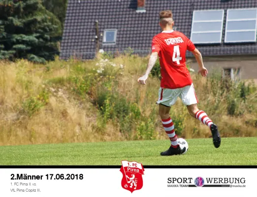 17.06.2018 1. FC Pirna II vs. VfL Pirna-Copitz 07 III
