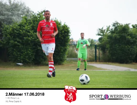 17.06.2018 1. FC Pirna II vs. VfL Pirna-Copitz 07 III