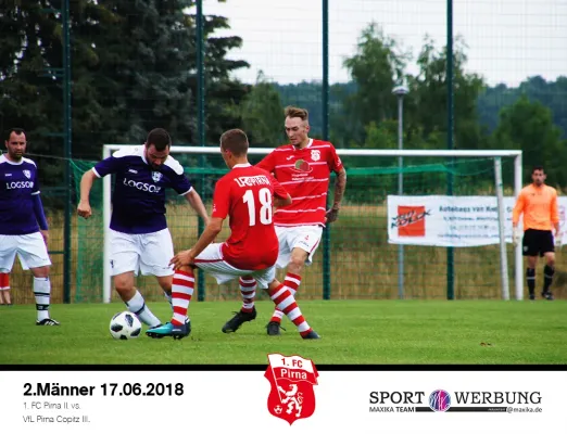 17.06.2018 1. FC Pirna II vs. VfL Pirna-Copitz 07 III